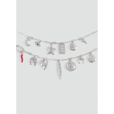 Collier pendentifs perles MANGO TEEN
