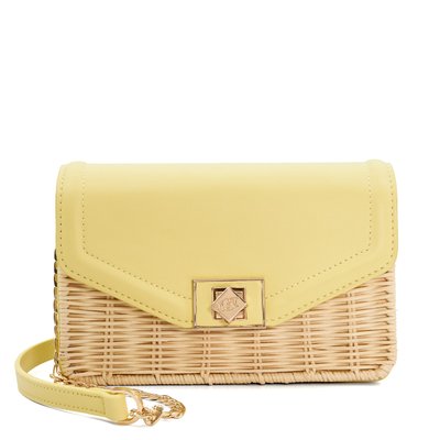 Sac bandoulière en rotin - DASSIA DUNE LONDON