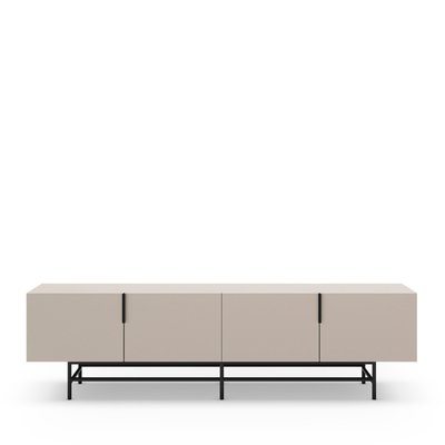 Meuble TV 4 portes en bois et métal L200cm- VINTARA DRAWER