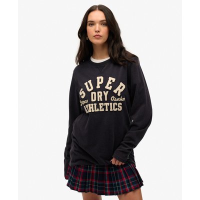 Haut à manches longues oversize Vintage Athletic SUPERDRY