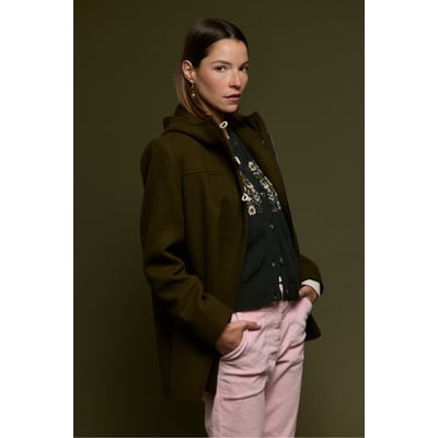 Duffle coat zippé - drap de laine ARMOR-LUX