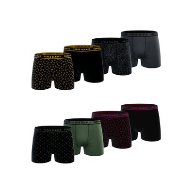 Lot de 8 Boxers coton SERGE BLANCO