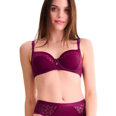 Soutien-gorge armaturé grandes tailles Opal LISCA