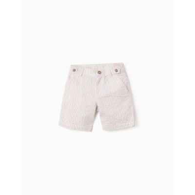 Short en Coton Texturé 'Cérémonie' 'Brothers & Sisters' ZIPPY