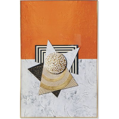 Tableau abstrait en aluminium, Moderno RECOLLECTION