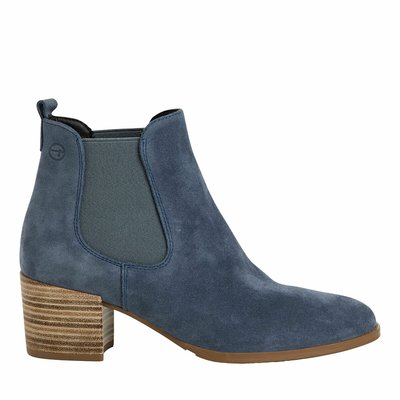 Bottines chelsea leer met kleine hak TAMARIS