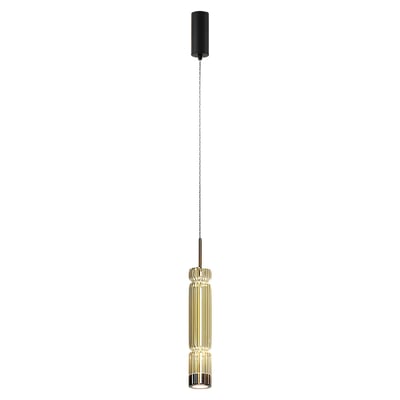 Suspension design à LED, abat-jour en verre SOLANA PIER IMPORT