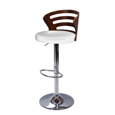 Tabouret de bar   blanc-EMILIO AMADEUS