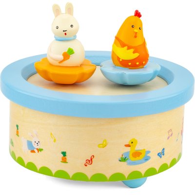 Boite à musique Poule et Lapin ULYSSE