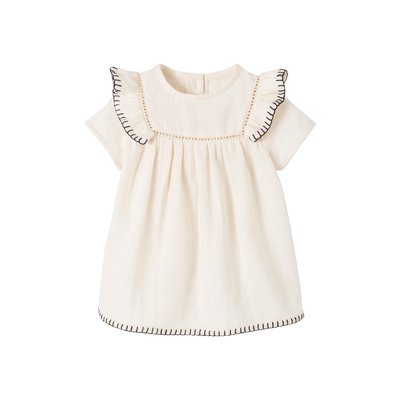 Robe en gaze de coton naissance VERTBAUDET