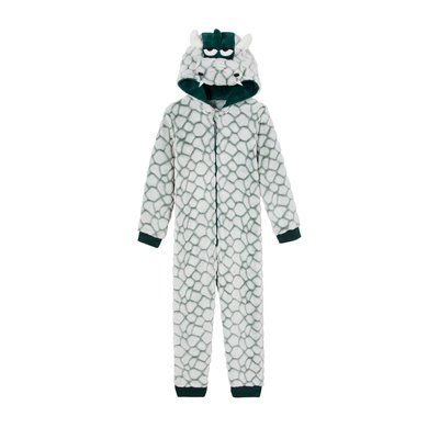 Combi-pyjama à capuche dragon VERTBAUDET