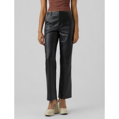 Pantalon droit enduit VERO MODA