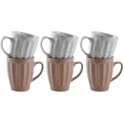 Mug vintage en grès 340 ml  Terrazzo (Lot de 6) AUBRY GASPARD