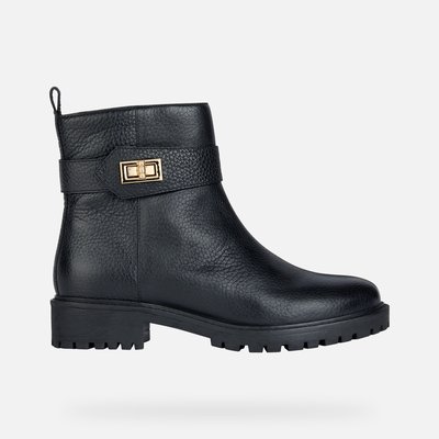 Bottines cuir respirantes Hoara GEOX