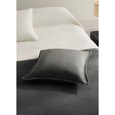 Housse de coussin de lit en lin garment-dyed 45x45 cm MANGO HOME