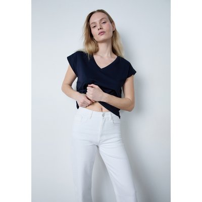 T-shirt col v 100% coton biologique T JOSS V ETAM