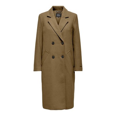 Manteau droit, double boutonnage ONLY
