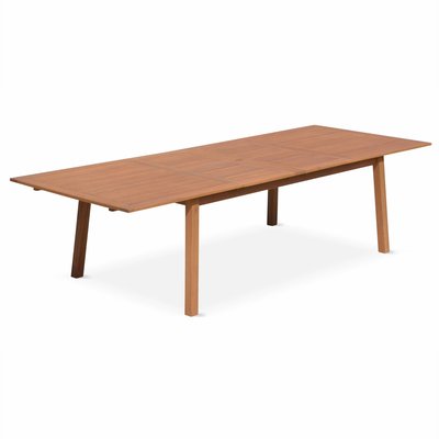 Table de jardin extensible bois d'eucalyptus 12 places ALMERIA SWEEEK