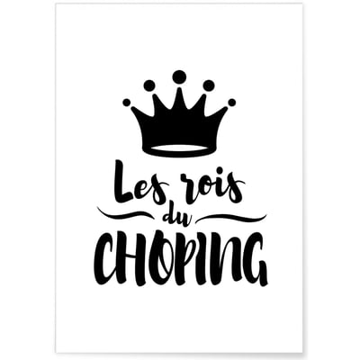 Affiche 'Les Rois du choping' L'AFFICHERIE