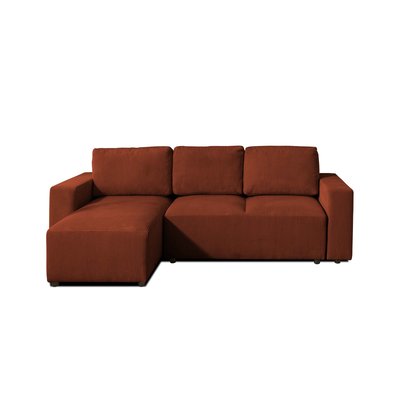 Canapé d'Angle Convertible en Velours côtelé 4 places - LIVY LISA DESIGN