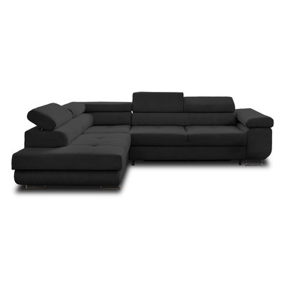 Canapé d'Angle Convertible en Velours côtelé 5 places - ZARIA LISA DESIGN