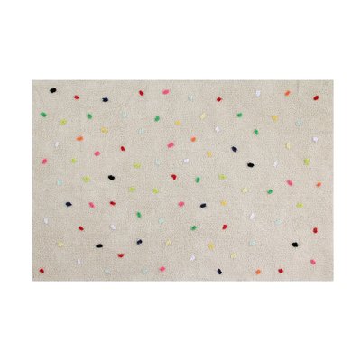 Tapis lavable en coton, MINI DOTS HAPPY DECOR KIDS
