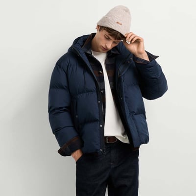 Doudoune Matelassée Avec Capuche PEPE JEANS