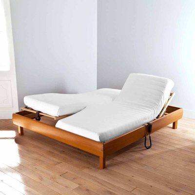 Alese Double forme housse - Molleton Impermeable Pour sommier articulé TRADITION DES VOSGES