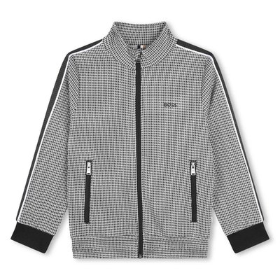 Cardigan zippé imprimé BOSS KIDSWEAR