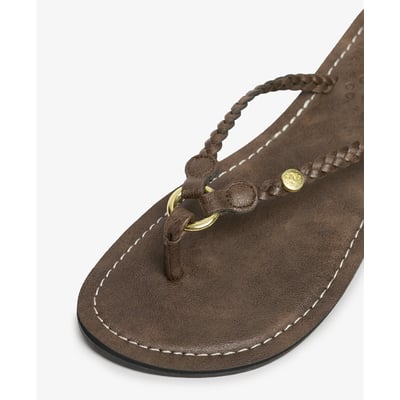 Tongs Tressées en Simili Cuir SUPERDRY
