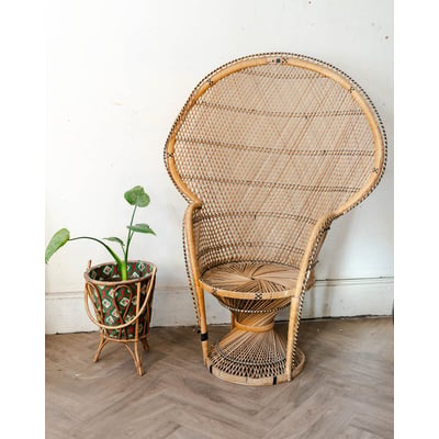 Fauteuil en rotin Emmanuel N°35 - Bon état DEBONGOUT