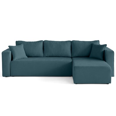 Canapé d'Angle réversible en Tissu 4 places - TOPAZE LISA DESIGN