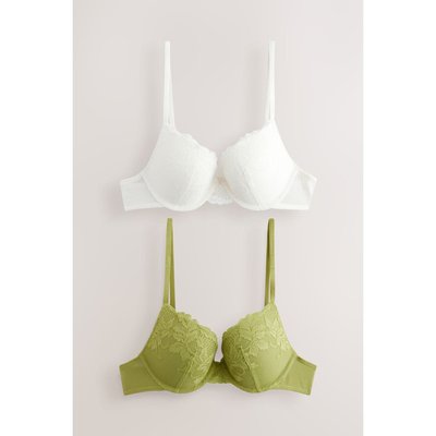 Soutien-gorge rembourrés en dentelle, lot de 2 NEXT