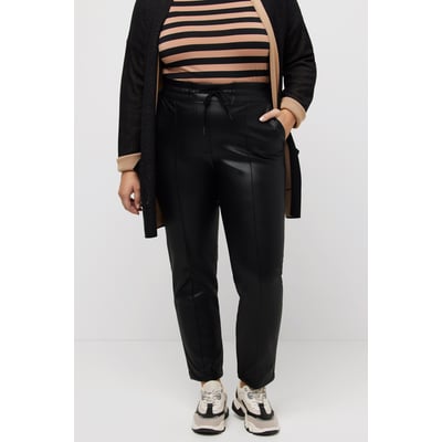 Pantalon En Cuir Véritable Wilsons Femme - Coupe Botte Noire Taille 8