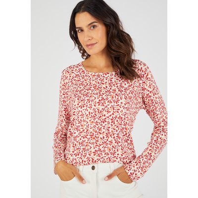 Pull maille fine uni ou imprimé DAMART