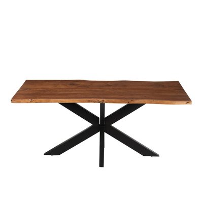 Table rectangulaire en bois massif 8 personnes L180 - EDGAR HELLIN, DEPUIS 1862