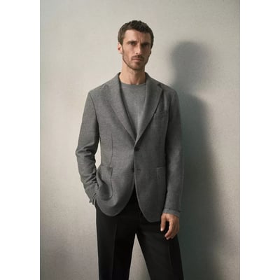Blazer slim fit en laine italienne MANGO MAN