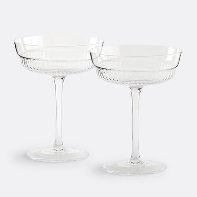 Lot de 2 coupes à champagne, Rigato LA REDOUTE INTERIEURS