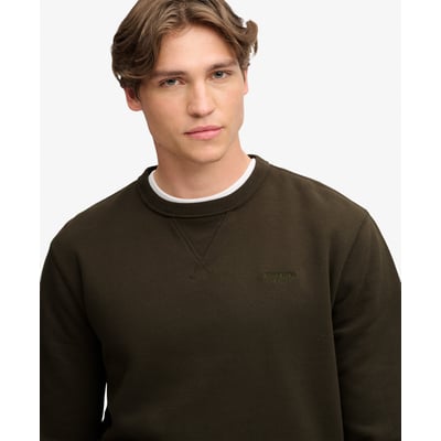 Sweatshirt Essential Stacked Logo Col Rond SUPERDRY