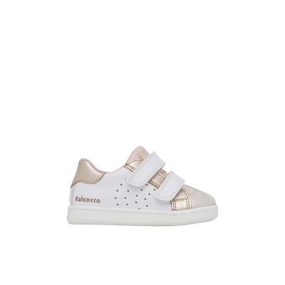 Baskets en cuir et tissu KINER LOW VL FALCOTTO