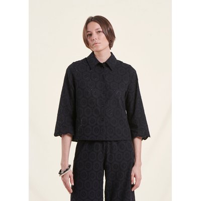 Chemisier broderie anglaise noir best sale