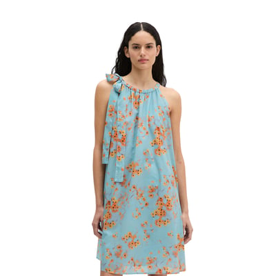 Robe d'été sans manches loose en voile de coton imprimé MARC O'POLO