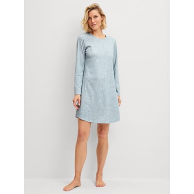 Chemise de nuit manches longues, longueur 95 cm manches longues Coton MIDNIGHT DREAMS CALIDA