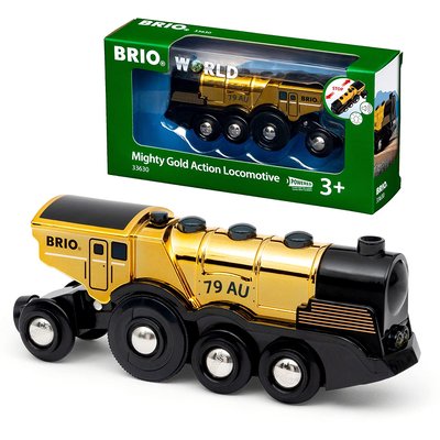 Locomotive Multifonctions dorée BRIO