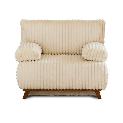 Fauteuil convertible en velours côtelé - CRISTAL LISA DESIGN