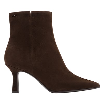 Leather Pointed Ankle Boots TAMARIS
