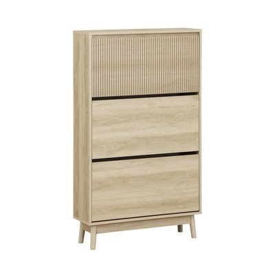 Meuble à chaussures décor bois 3 portes LINEAR SWEEEK