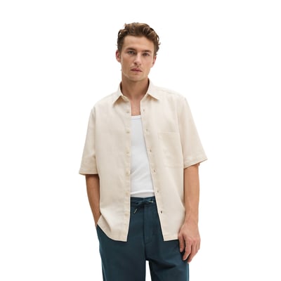 Chemise à manches courtes regular en doux TENCEL™ Lyocell - Mix MARC O'POLO