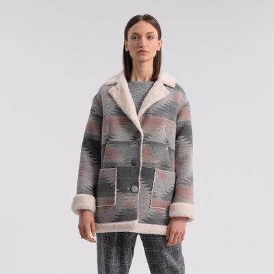 Kurzmantel mit Knopfleiste und Teddyfleece-Futter MOLLY BRACKEN