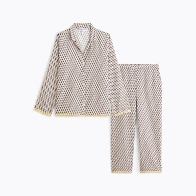 Pyjama col tailleur en satin, CAMILLE LAURENCE TAVERNIER